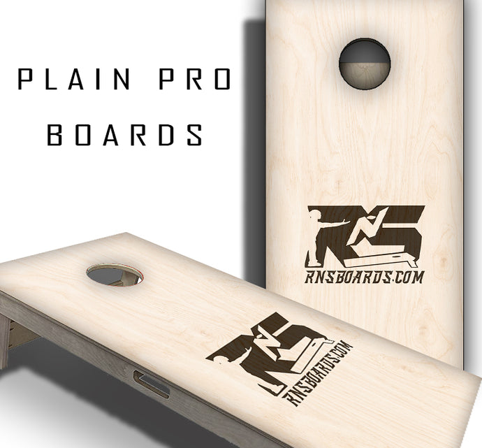 Plain Pro Cornhole Boards